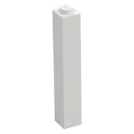 Brick 1 x 1 x 5 with Solid Stud em Dourado metálico