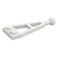 Plate Special 1 x 2 with Long Towball em Branco