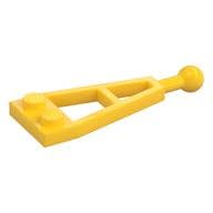 Plate Special 1 x 2 with Long Towball em Amarelo