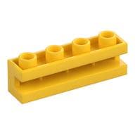 Brick Special 1 x 4 with Groove em Amarelo