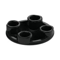 Plate Round 2 x 2 with Rounded Bottom [Boat Stud]