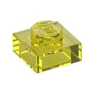 Plate 1 x 1 em Amarelo translúcido