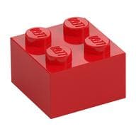 Brick 2 x 2 em Vermelho