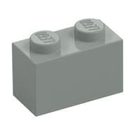 Brick 1 x 2 em Cinza claro