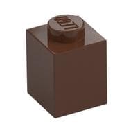 Brick 1 x 1 em Marrom