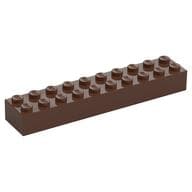 Brick 2 x 10 em Marrom