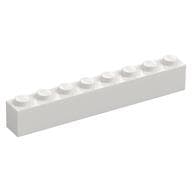 Brick 1 x 8 em Violeta azulado médio