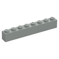 Brick 1 x 8 em Cinza claro