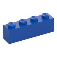Brick 1 x 4 em Azul