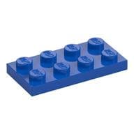Plate 2 x 4 em Azul