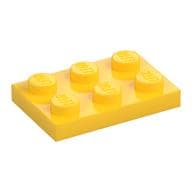 Plate 2 x 3 em Amarelo