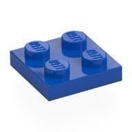Plate 2 x 2 em Azul
