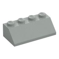 Brick Sloped 45° 2 x 4 em Cinza claro