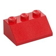 Brick Sloped 45° 2 x 3 em Vermelho