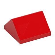 Brick Sloped 45° 2 x 2 Double em Vermelho