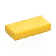 Tile 1 x 2 with Groove em Amarelo