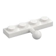 Plate Special 1 x 4 with Towball em Branco