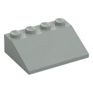 Brick Sloped 33° 3 x 4 em Cinza claro