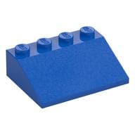 Brick Sloped 33° 3 x 4 em Azul