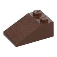 Brick Sloped 33° 3 x 2 em Marrom