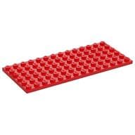 Plate 6 x 14 em Vermelho