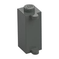 Brick Special 1 x 1 x 2 with Shutter Holder em Cinza escuro