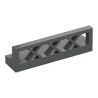Fence Lattice 1 x 4 x 1 em Cinza escuro