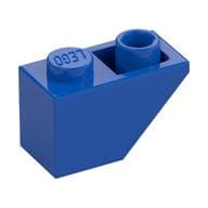 Brick Sloped Inverted 45° 2 x 1 em Azul