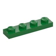 Plate 1 x 4 em Verde
