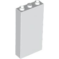 Brick 1 x 3 x 5 with Side Supports em Branco