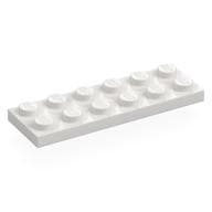 Plate 2 x 6 em Branco