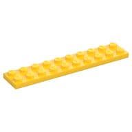 Plate 2 x 10 em Amarelo