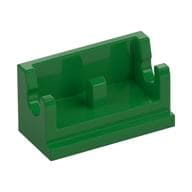 Hinge Brick 1 x 2 Base em Verde