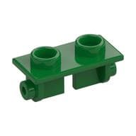 Hinge Brick 1 x 2 Top Plate Thin em Verde