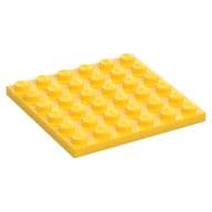Plate 6 x 6 em Amarelo