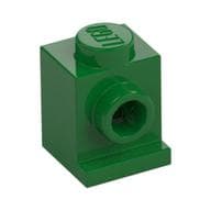 Brick Special 1 x 1 with Headlight em Verde