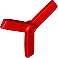 Duplo Rotor 3 Blade for Small Helicopter Body (Propeller) em Vermelho