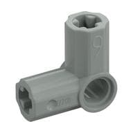 Technic Axle and Pin Connector Angled #6 - 90° em Cinza claro