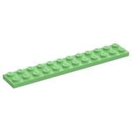 Plate 2 x 12 em Verde médio