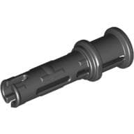 Technic Pin Long with Friction Ridges Lengthwise and Stop Bush [3 Lateral Holes, Big Pin Hole]