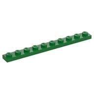 Plate 1 x 10 em Verde