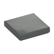 Tile 2 x 2 with Groove em Cinza escuro