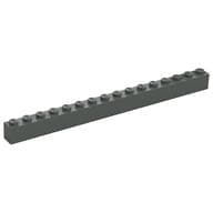 Brick 1 x 16 em Cinza escuro
