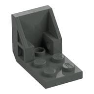 Bracket 3 x 2 - 2 x 2 [aka Space Seat] em Cinza escuro