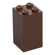 Brick 2 x 2 x 3 em Marrom