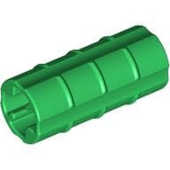 Technic Axle Connector Ridged [with x Hole x Orientation] em Verde