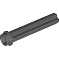 Technic Axle 3 with Stud em Cinza escuro