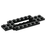 Vehicle Base 4 x 10 x 2/3 with 4 x 2 Recessed Center with Smooth Underside