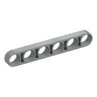 Technic Beam 1 x 6 Thin em Cinza claro