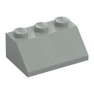 Brick Sloped 45° 2 x 3 em Cinza claro